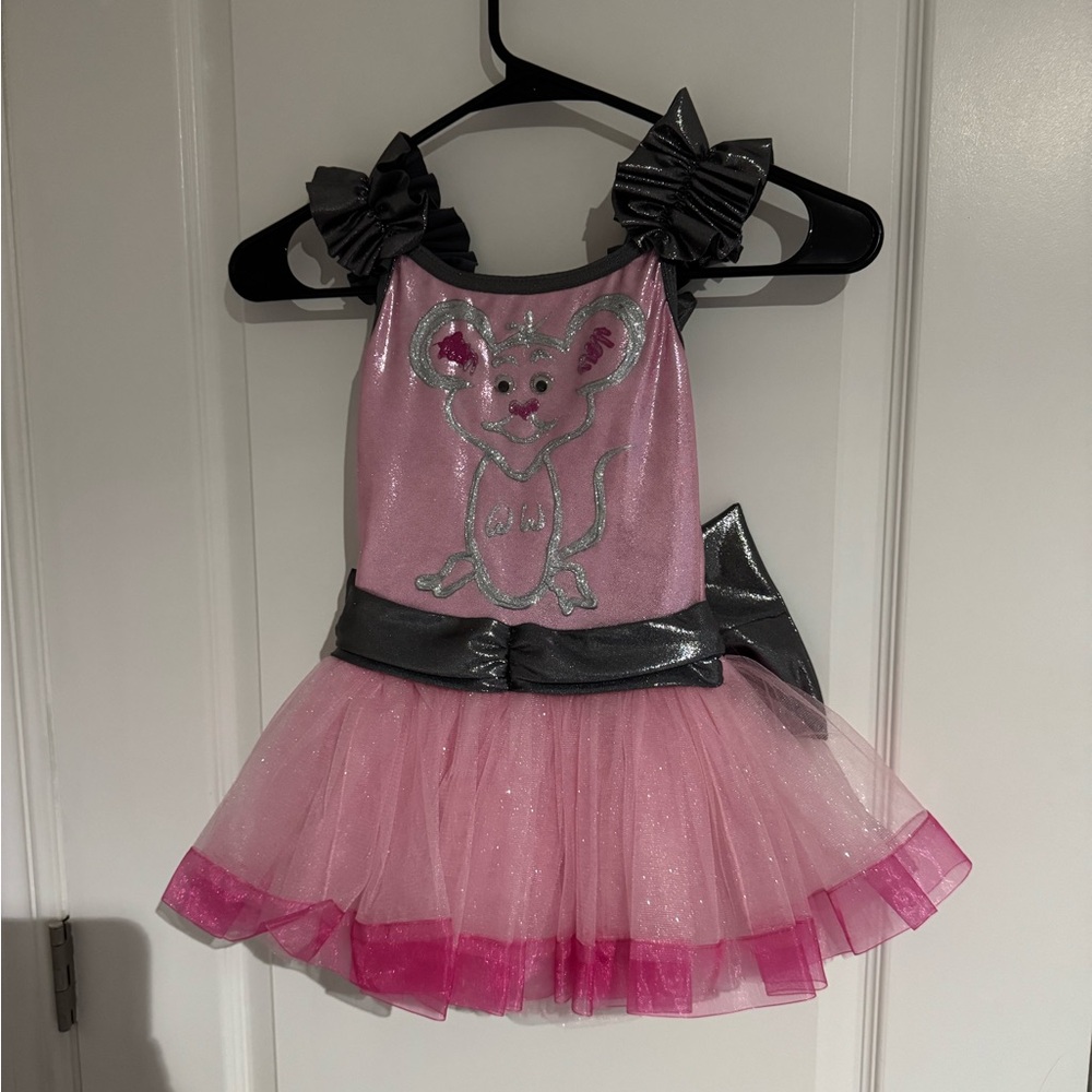 Charming Pink Mouse Dance Costume for Kids